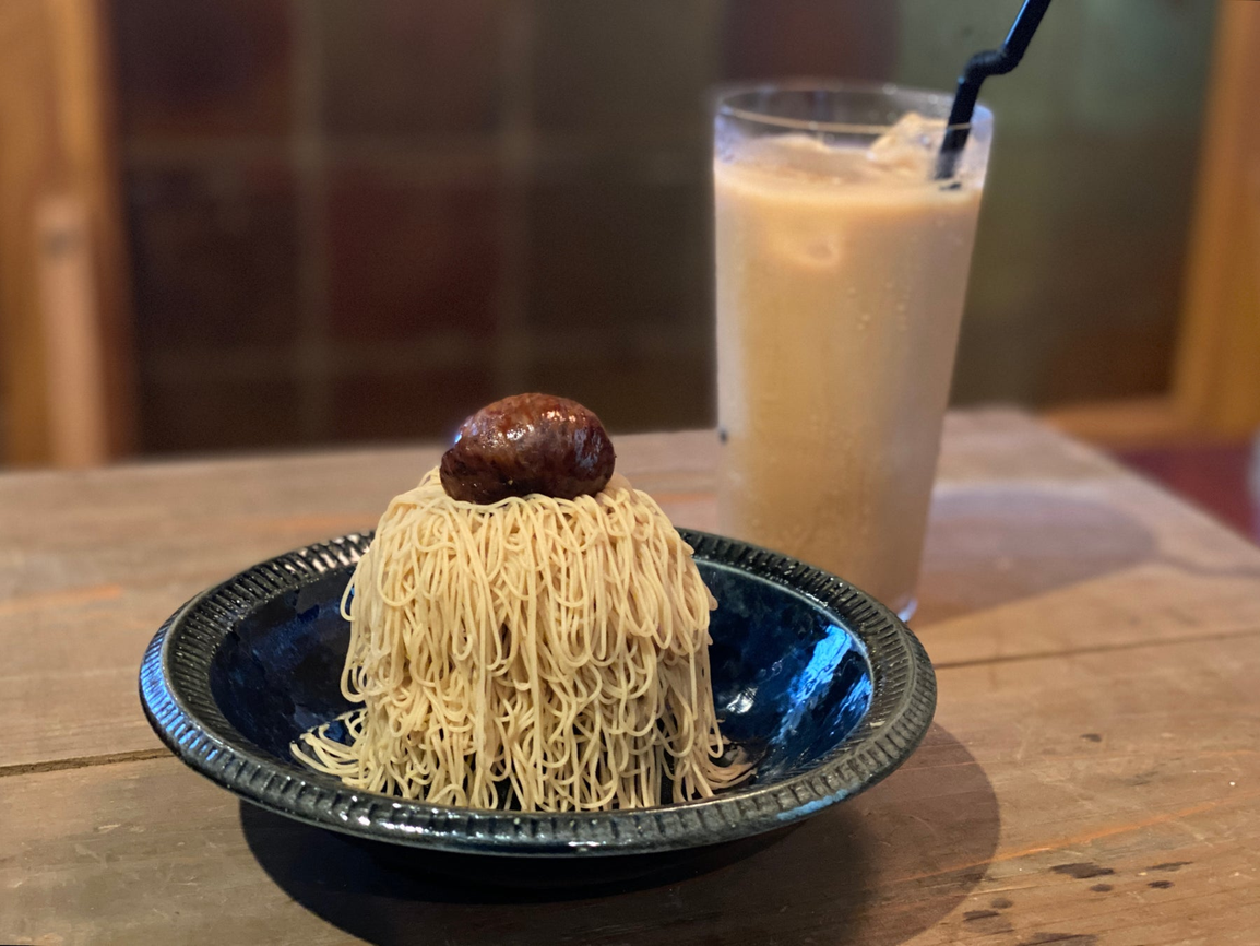 モンブラン - 小樽茶房の季節のスイーツ
